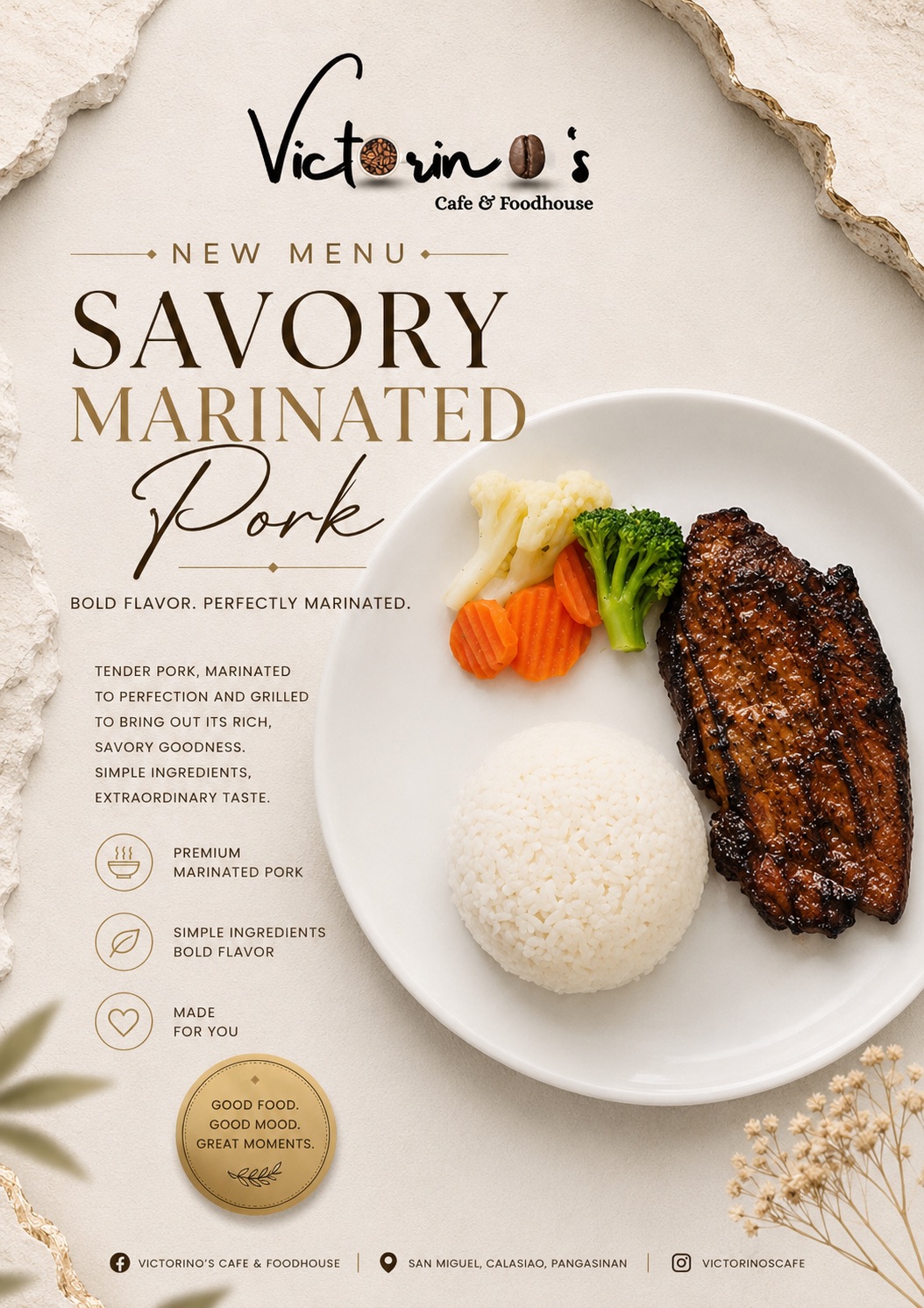 Savory Marinated Pork