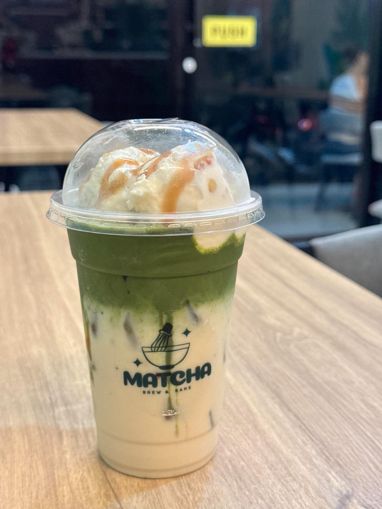 Iced Matcha Pudding