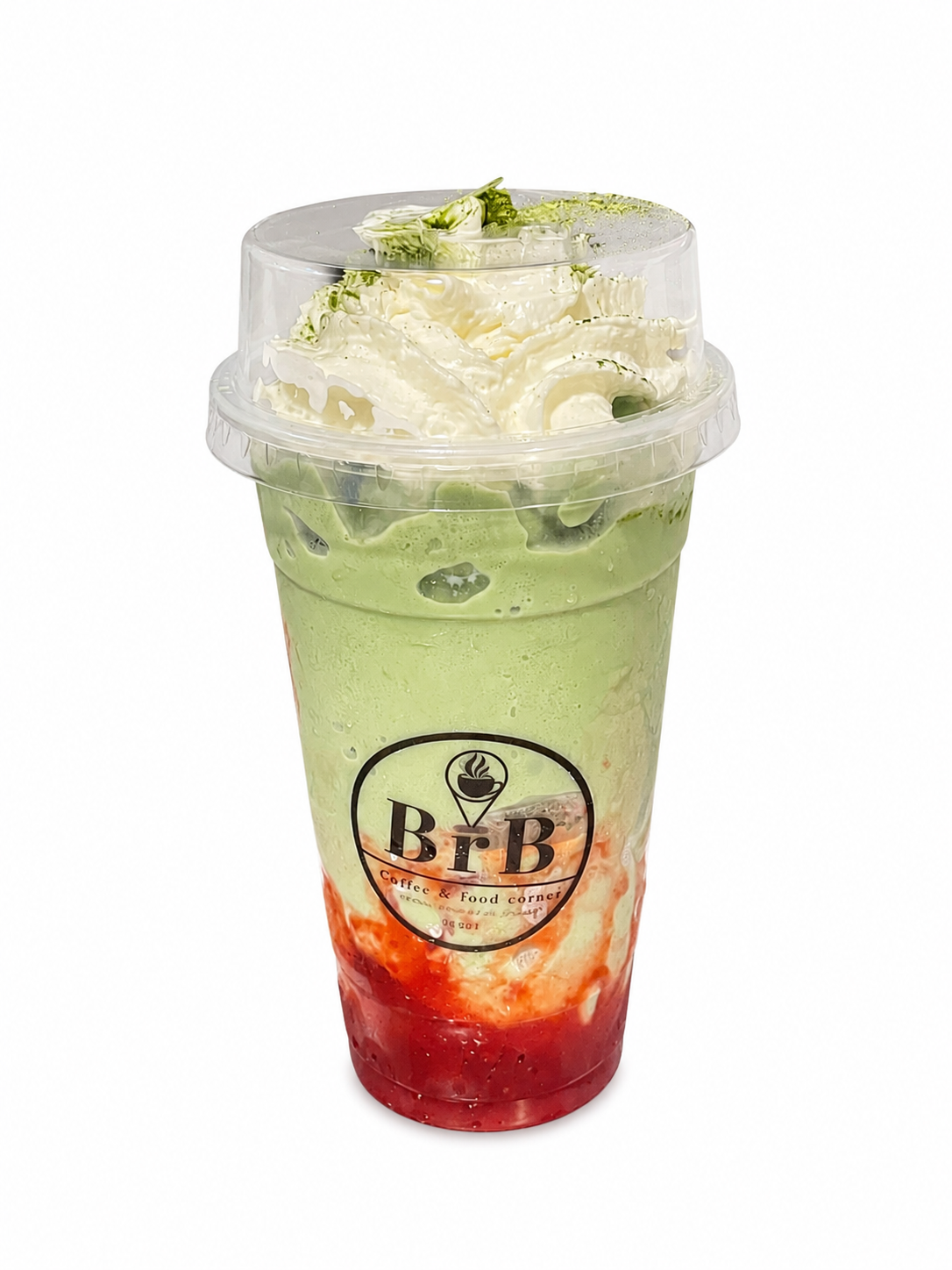 Strawberry Matcha Frappe (Large)