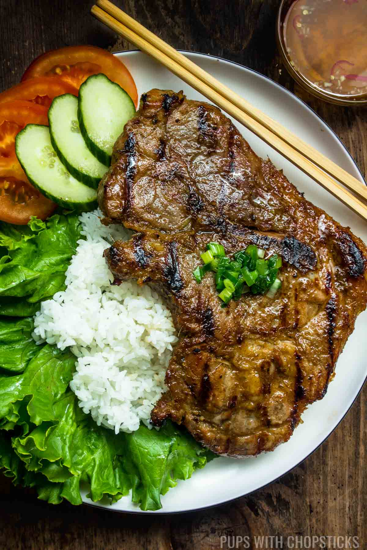 Grilled porkchop