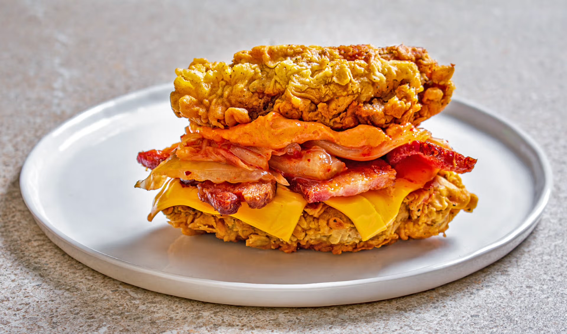 Double Down Chicken Burger