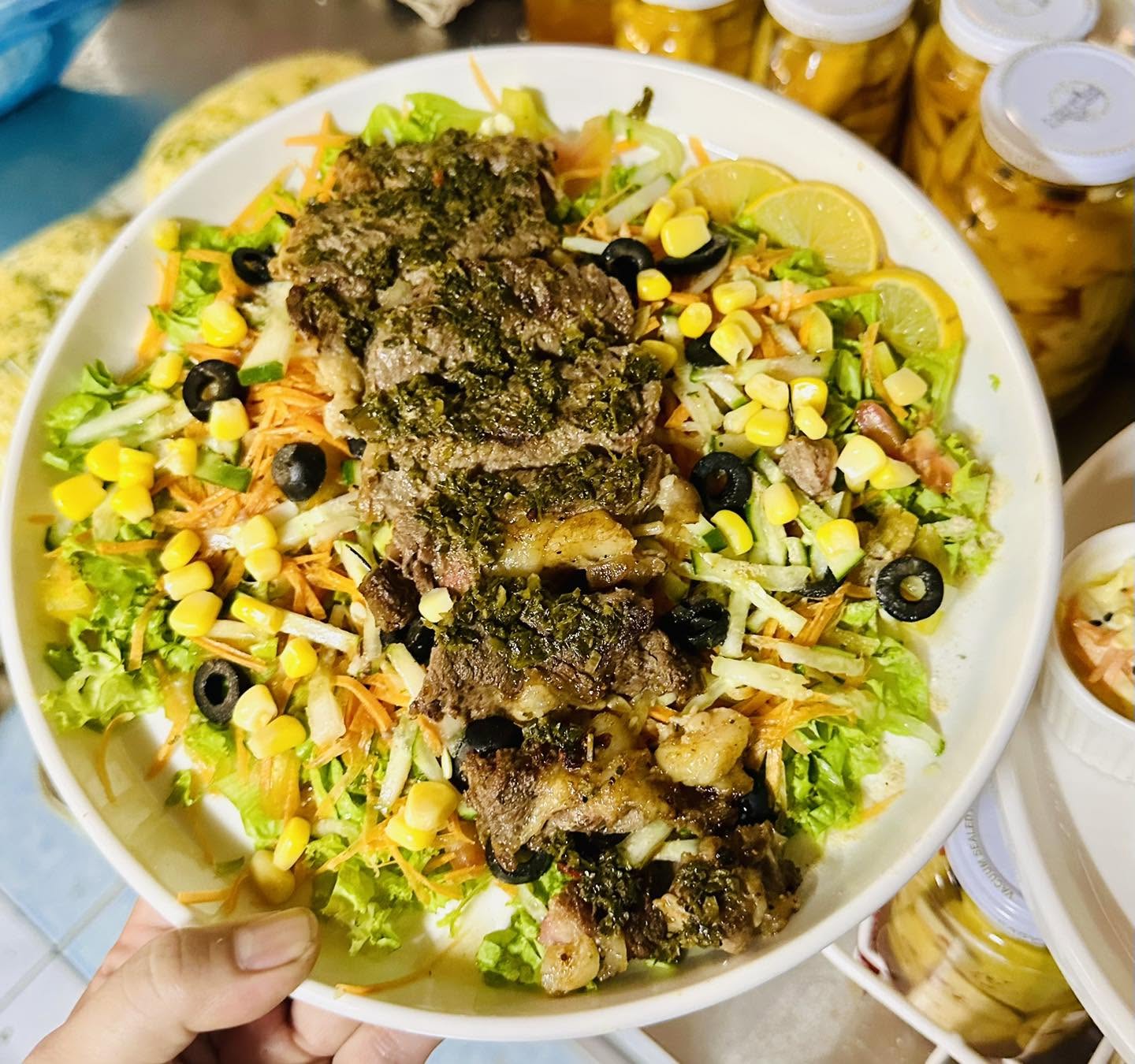 Salad Steak