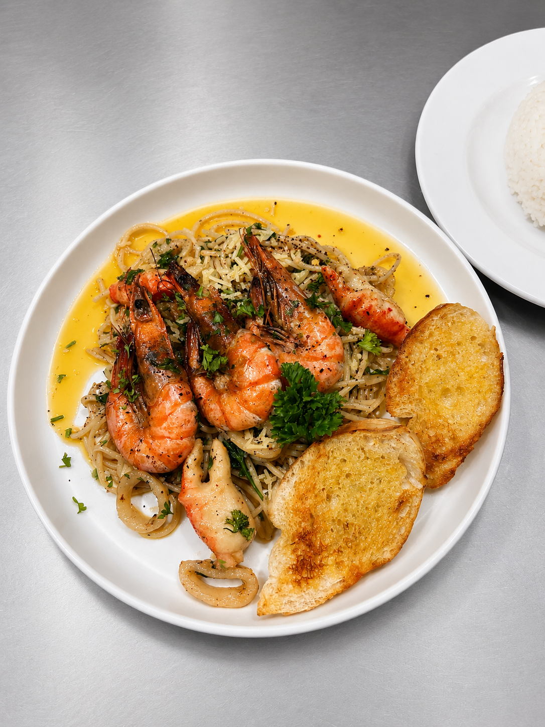 spicy seafood pesto