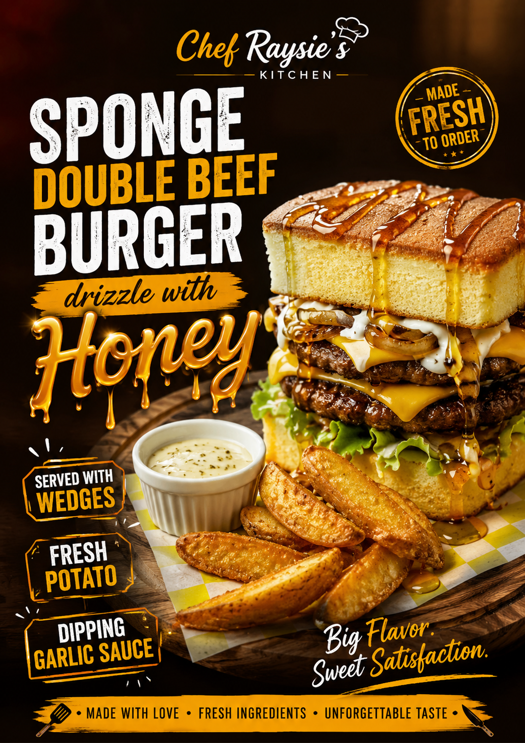 Sponge Bacon Burger