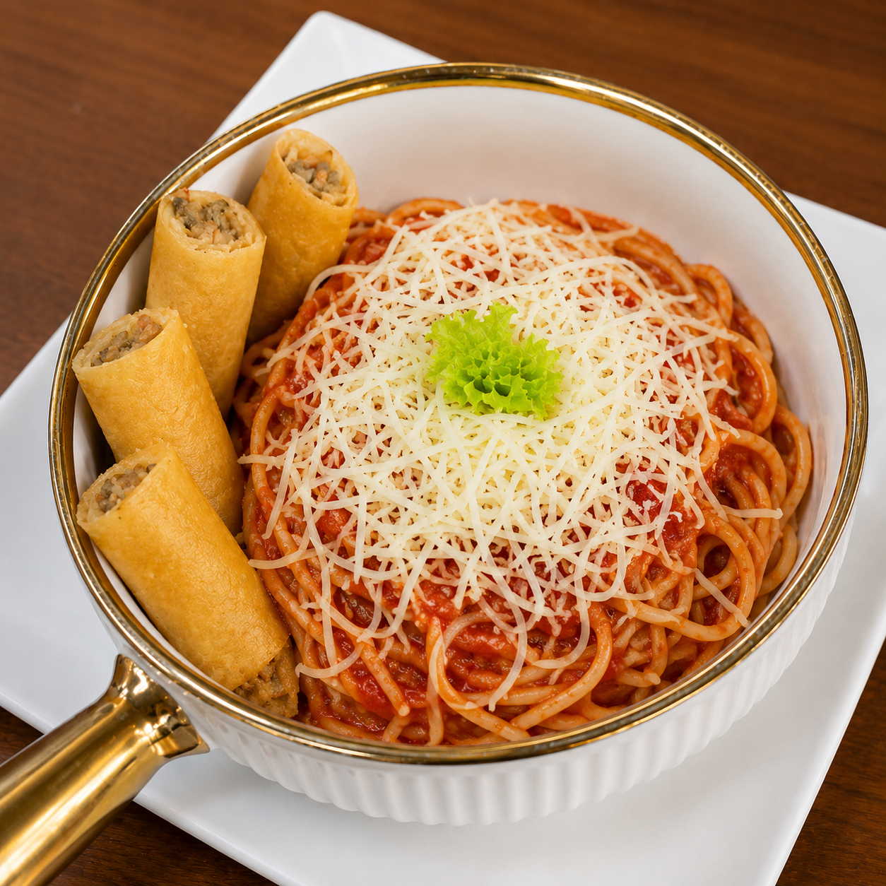 Spaghetti w/ Shanghai