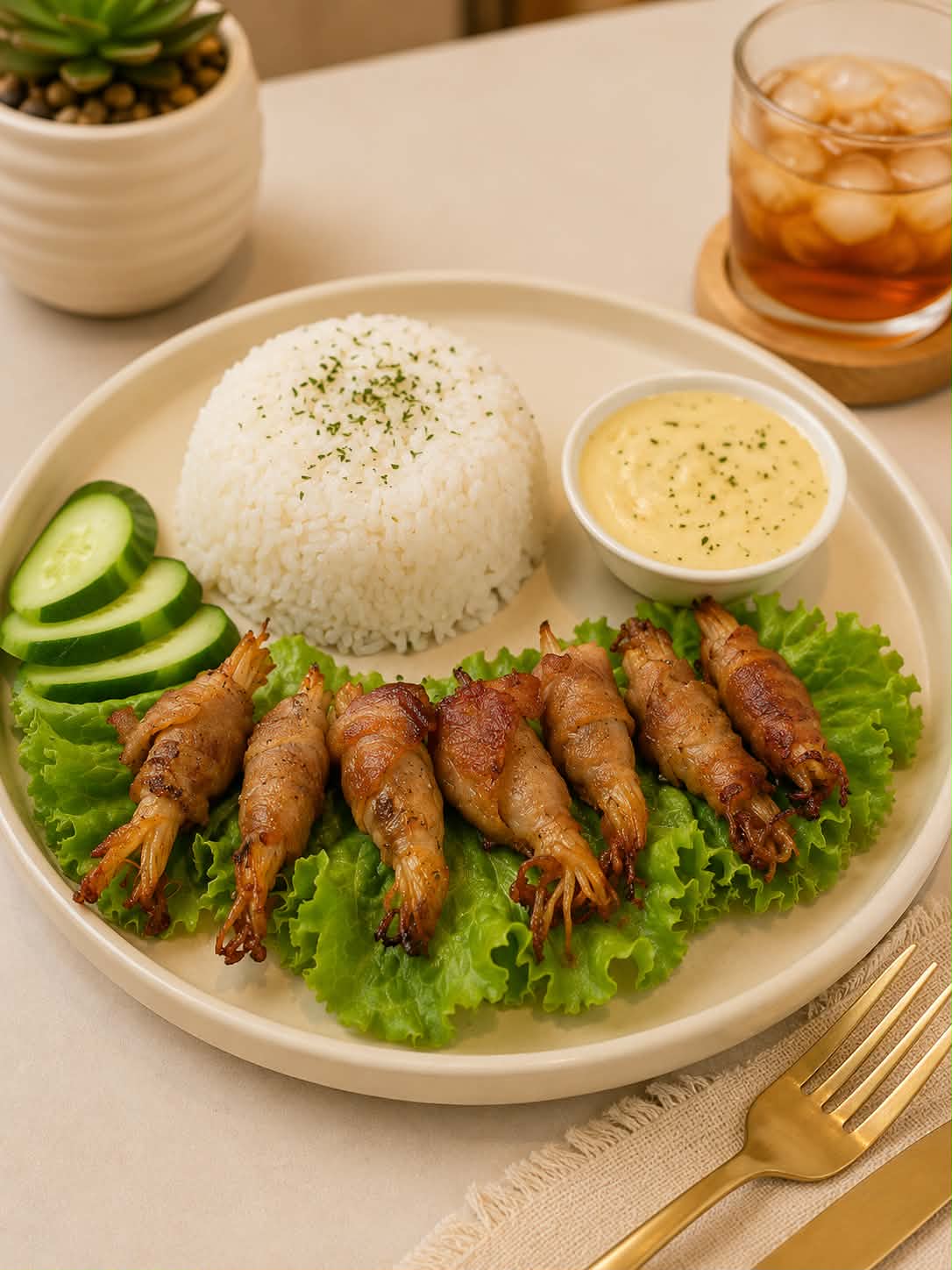 Pork Enoki