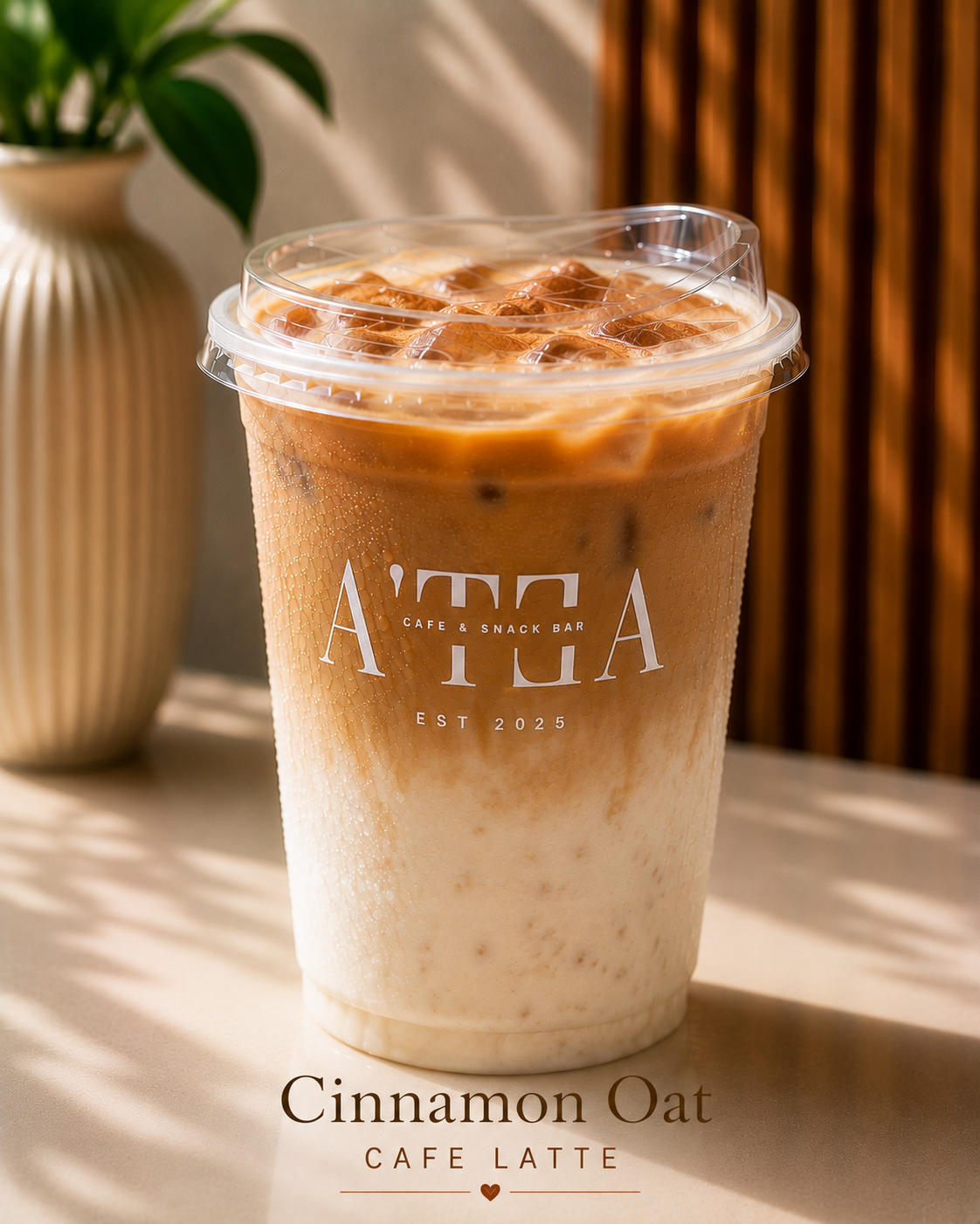 Cinnamon Oat Cafe Latte