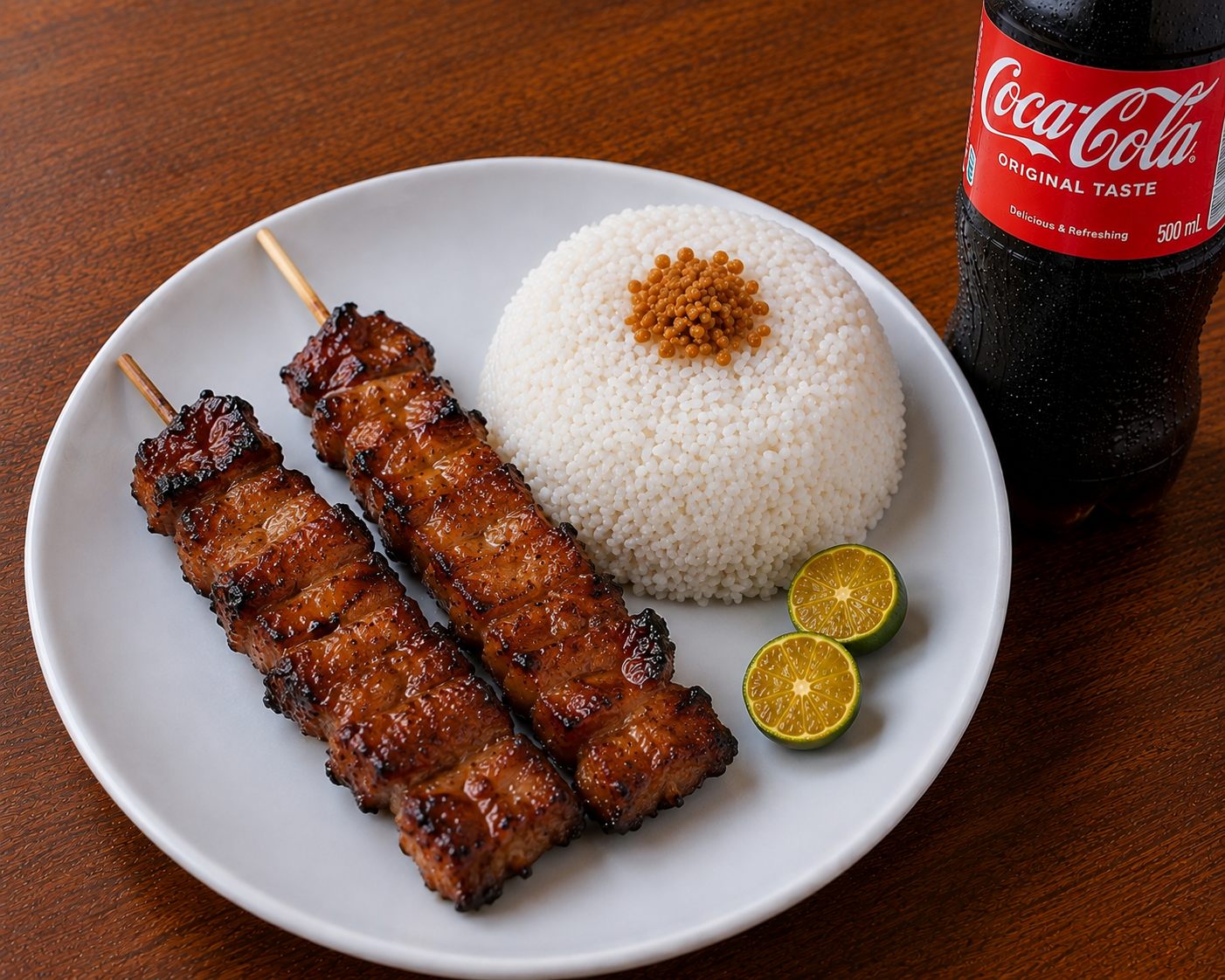 2pcs Pork BBQ