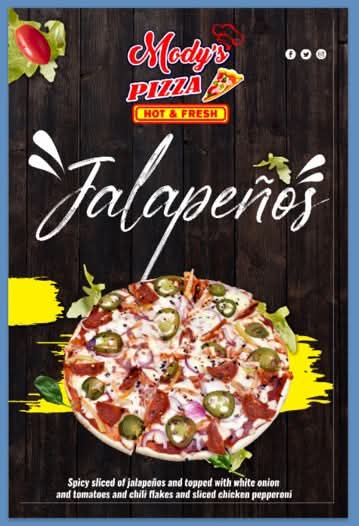 Jalapeño (10.5" Round Dough)