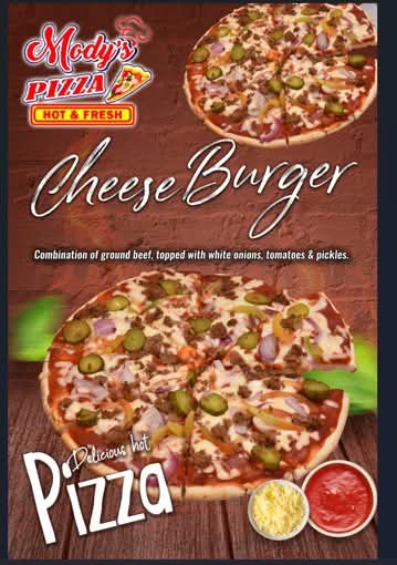 Cheese Burger (14" Round Dough)