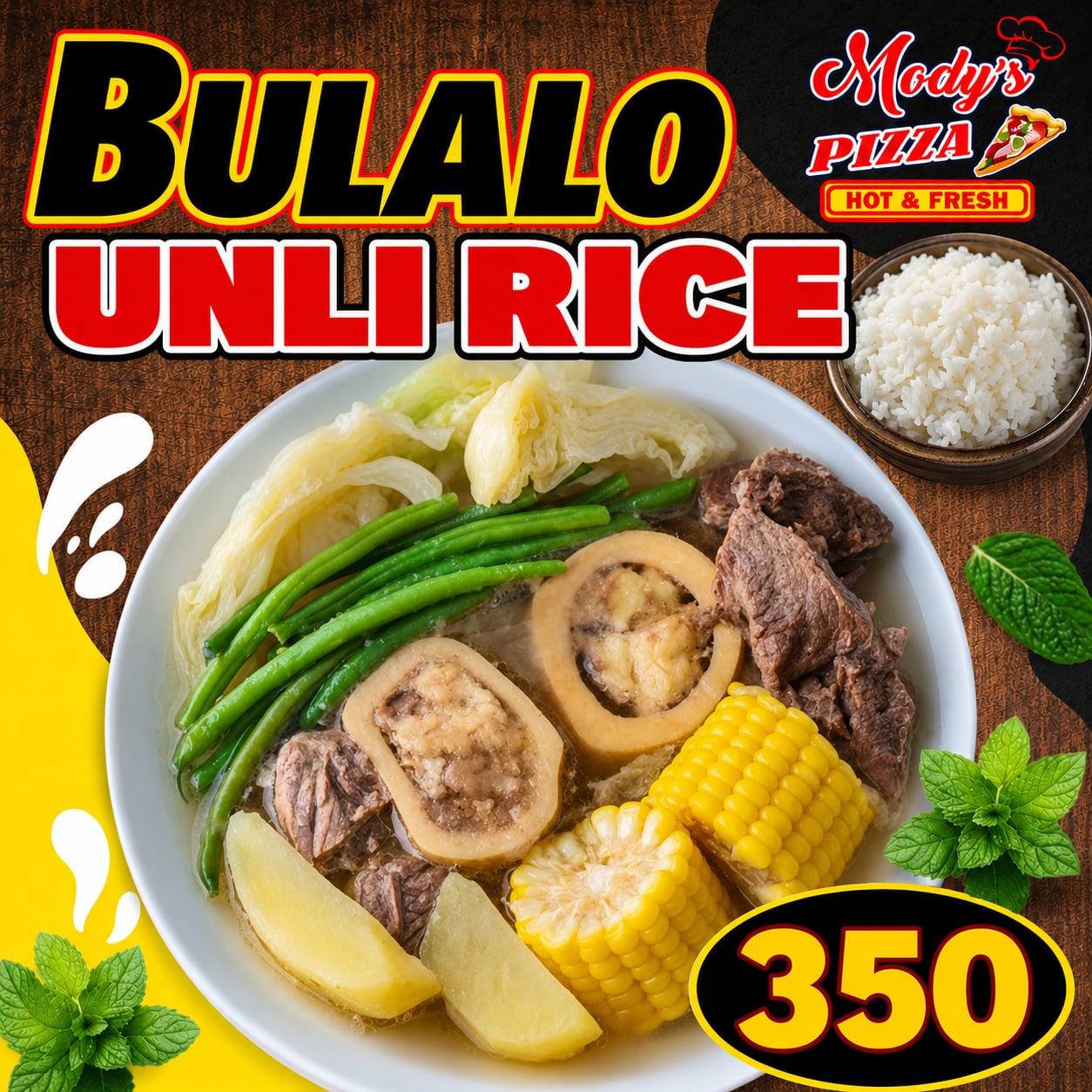 Bulalo Unli Rice