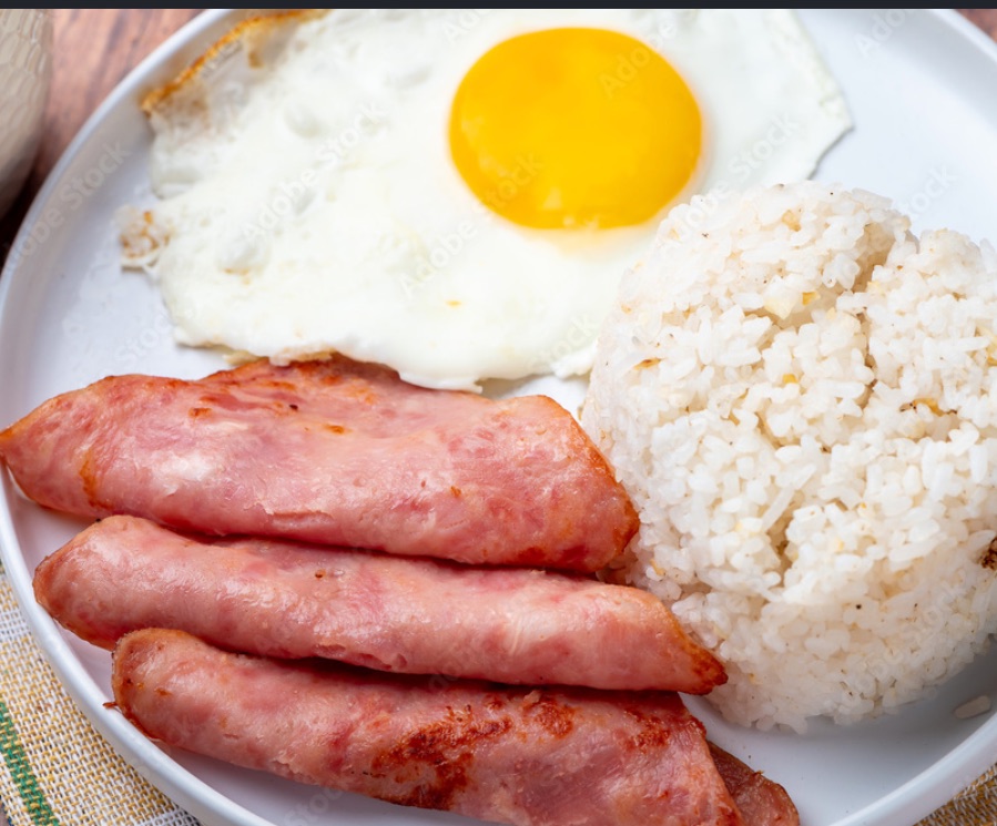Hamsilog (Chicken)